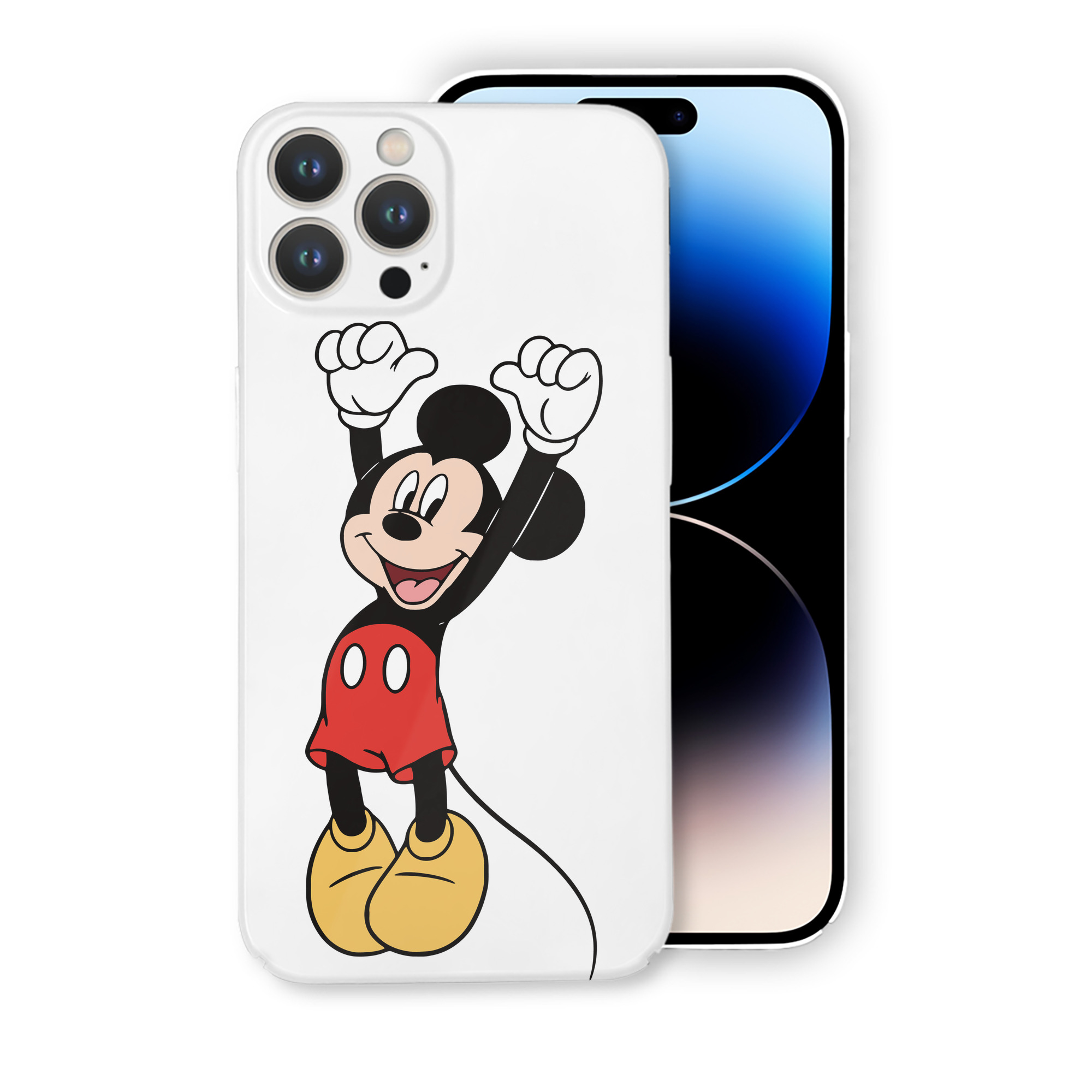 （画像用） ミッキーマウス Mickey Mouse 【iPhone 14シリーズ対応】ハードケース